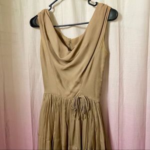 Beautiful 1950s Chiffon Party Dress
